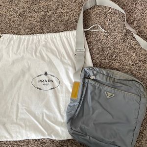 Used vintage Prada messenger bag